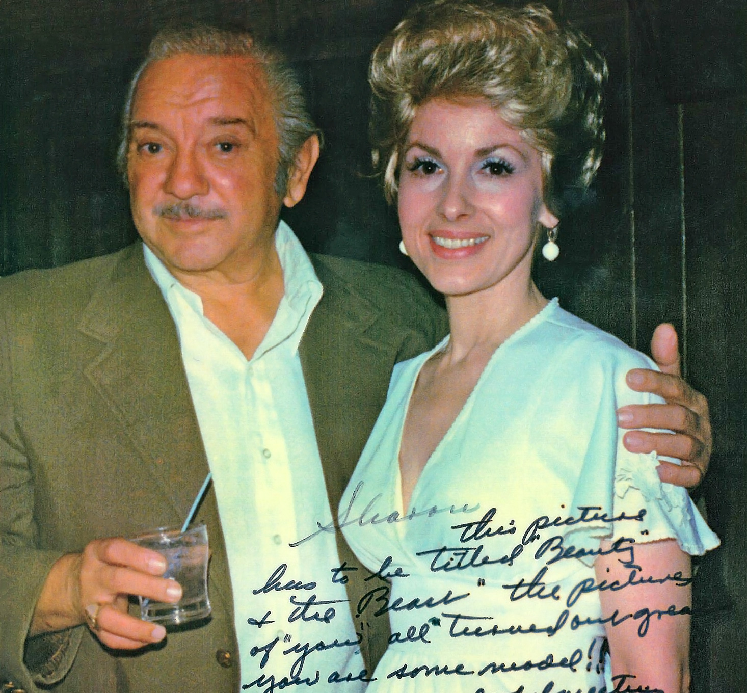 Sharon Olson et avec Gil Elvgren dans les années 70