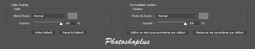 Color Overlay - Incrustation couleur