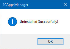 Uninstalled Successfully !