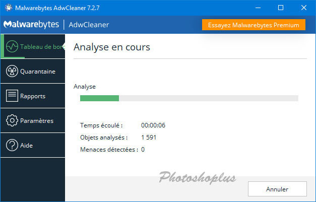 Analayse en cours