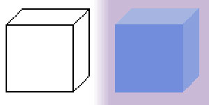 Dessin d'un cube