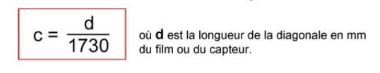 Formule de Zeiss Formule de Zeiss