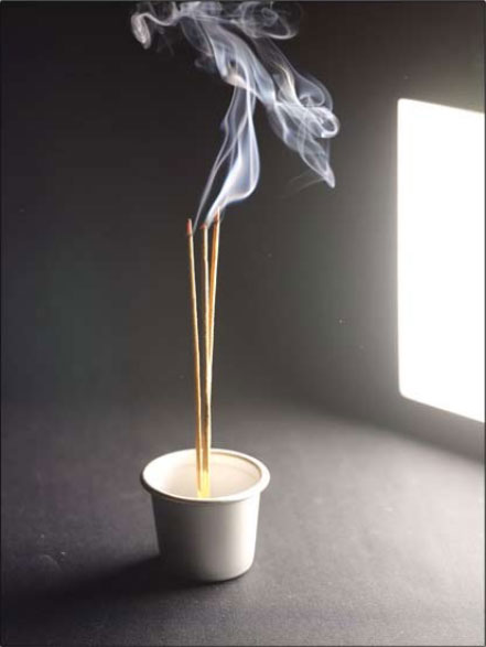 Photo de fumée d'encens Photo de fumée d'encens