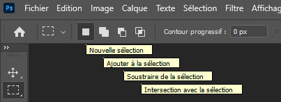 Options pour les sélections