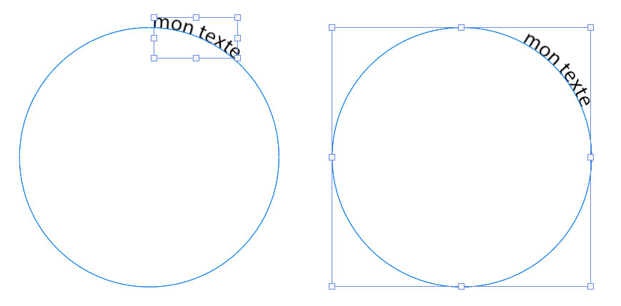 Rotation du texte et du tracé