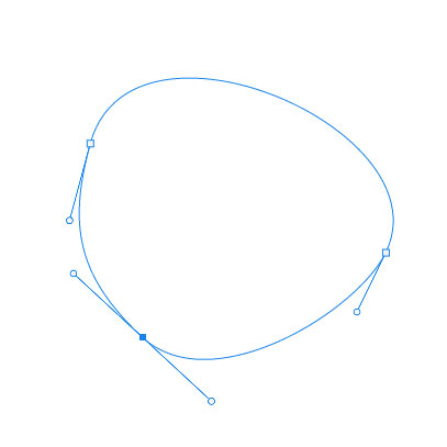 Exemple de tracé avec uniquement des courbes