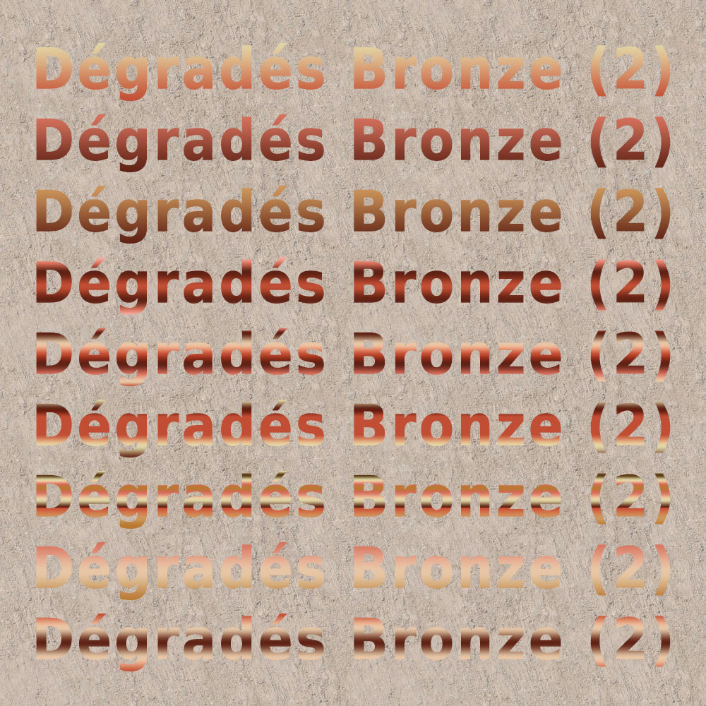 Dégradés Bronze (2)