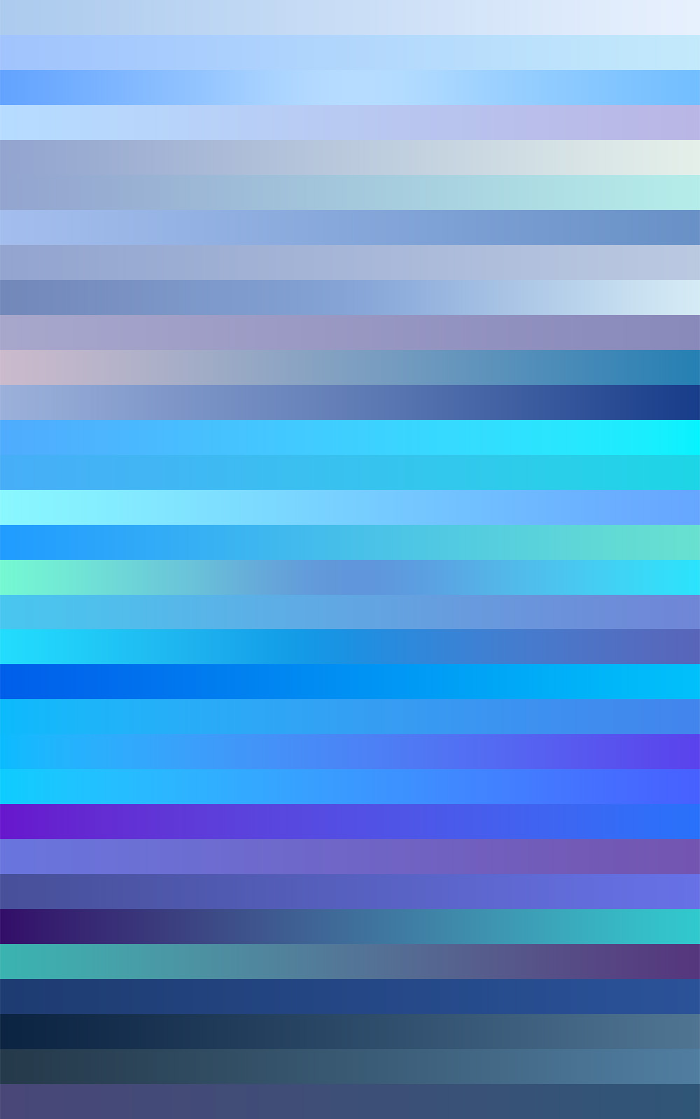 Dégradés Bleus Dégradés Bleus