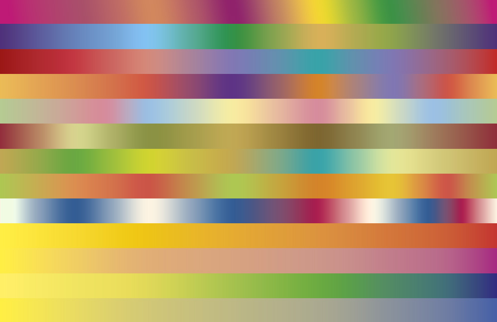 Dégradés Harmonies de couleurs 2 Dégradés Harmonies de couleurs 2