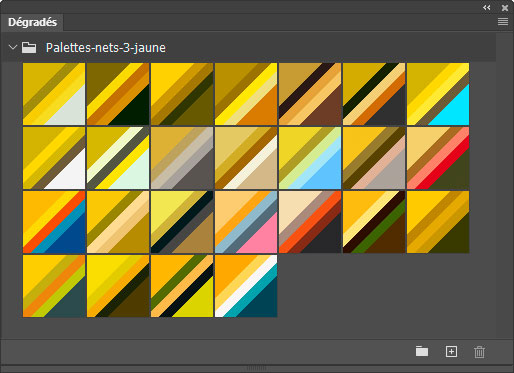Dégradés nets Palettes (3)