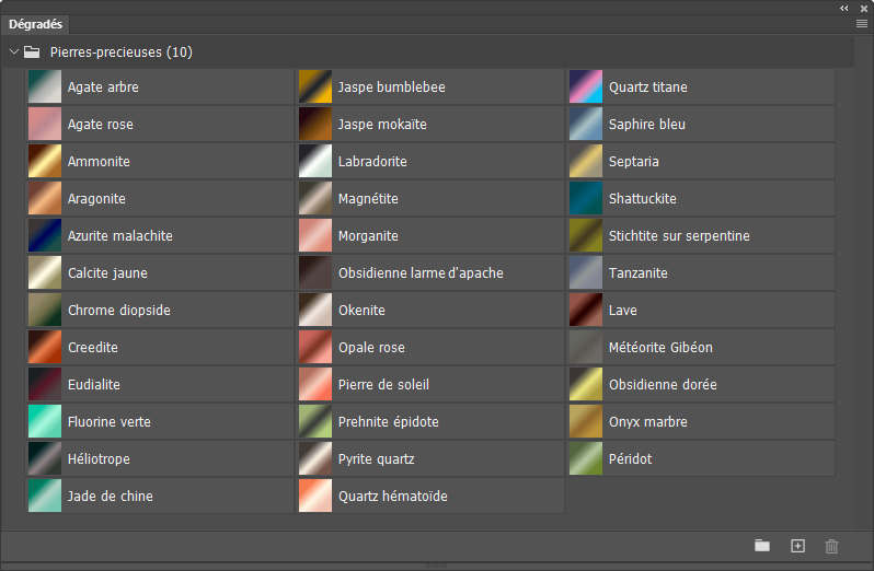 Dégradés Pierres précieuses (10)