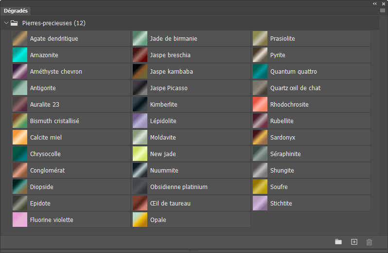 Dégradés Pierres précieuses (12)