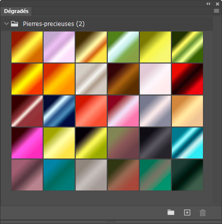 Dégradés Pierres précieuses (2)