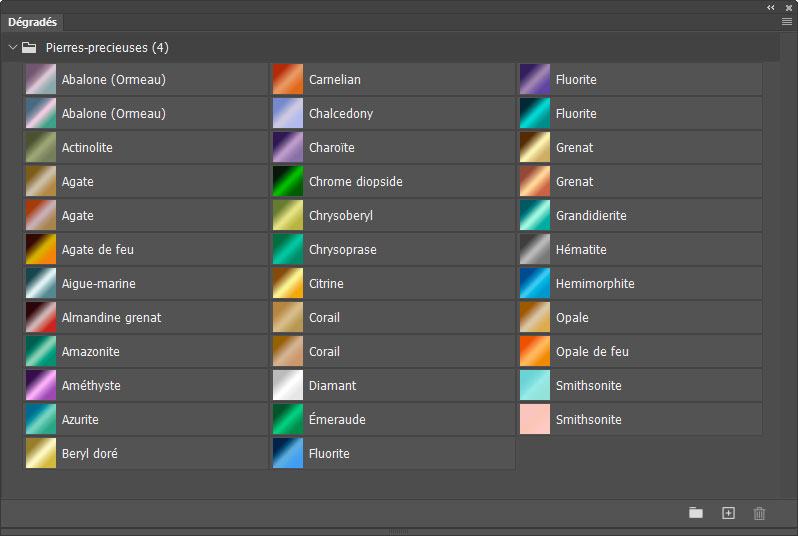 Dégradés Pierres précieuses (4)