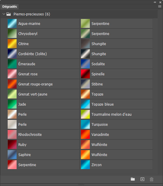 Dégradés Pierres précieuses (6)