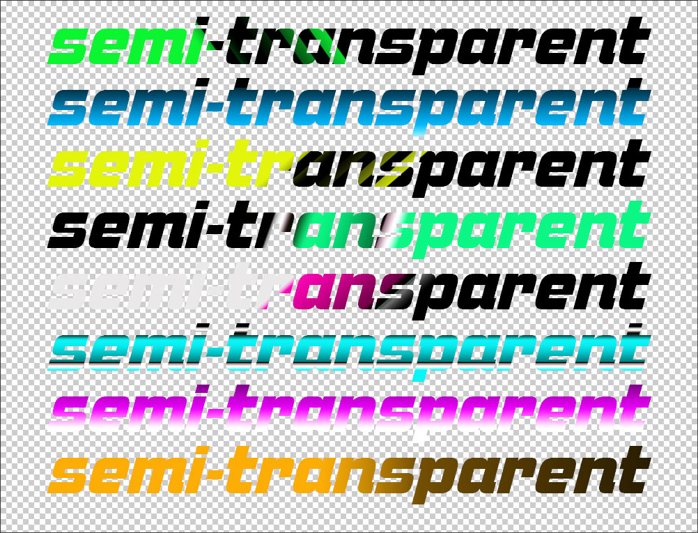 Dégradés Semi-transparent (2)