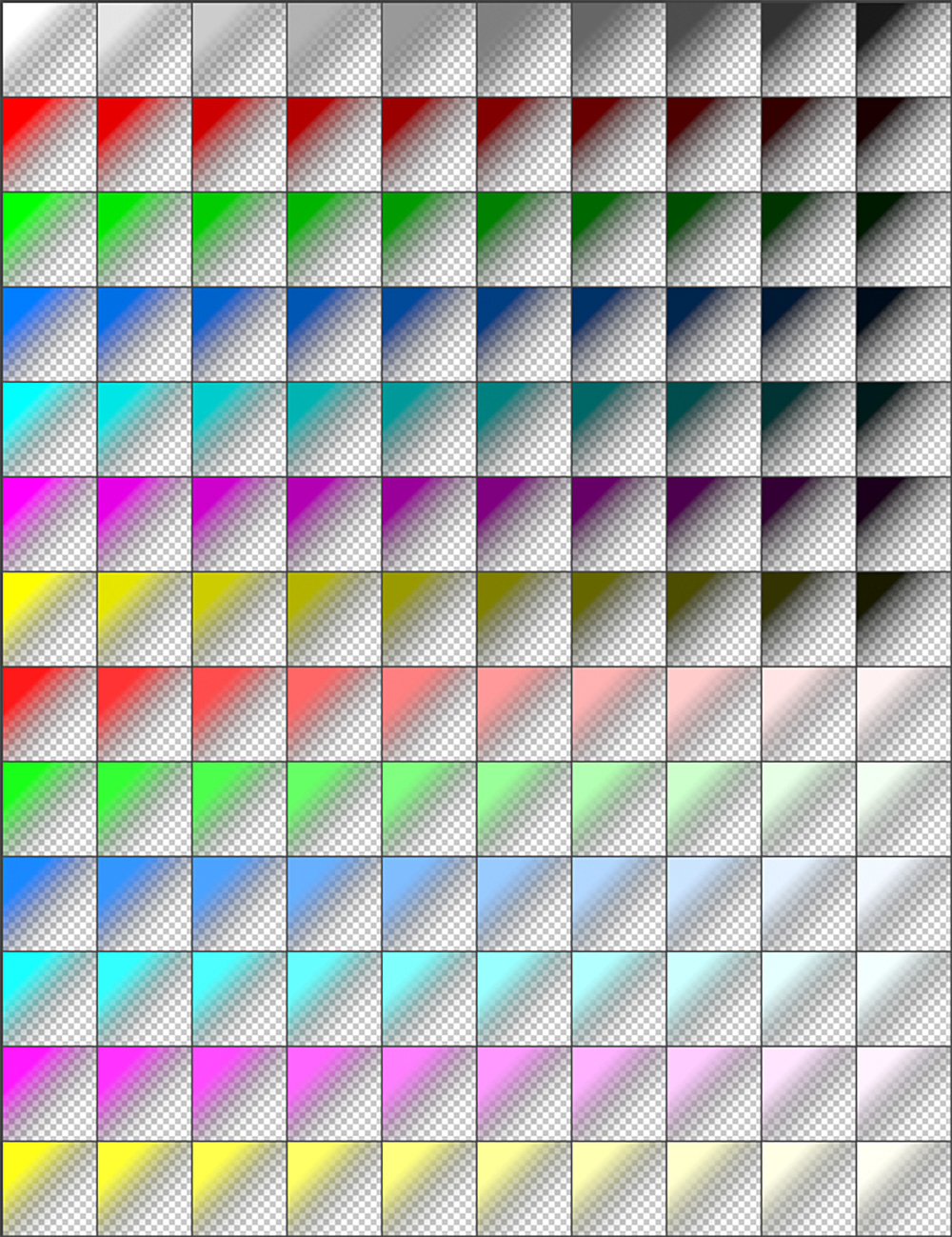 Dégradés Semi-transparent (3) Dégradés Semi-transparent (3)