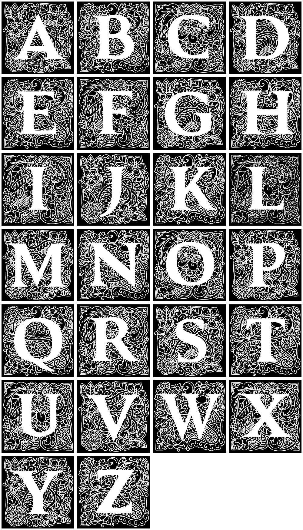 Formes Alphabet (25)