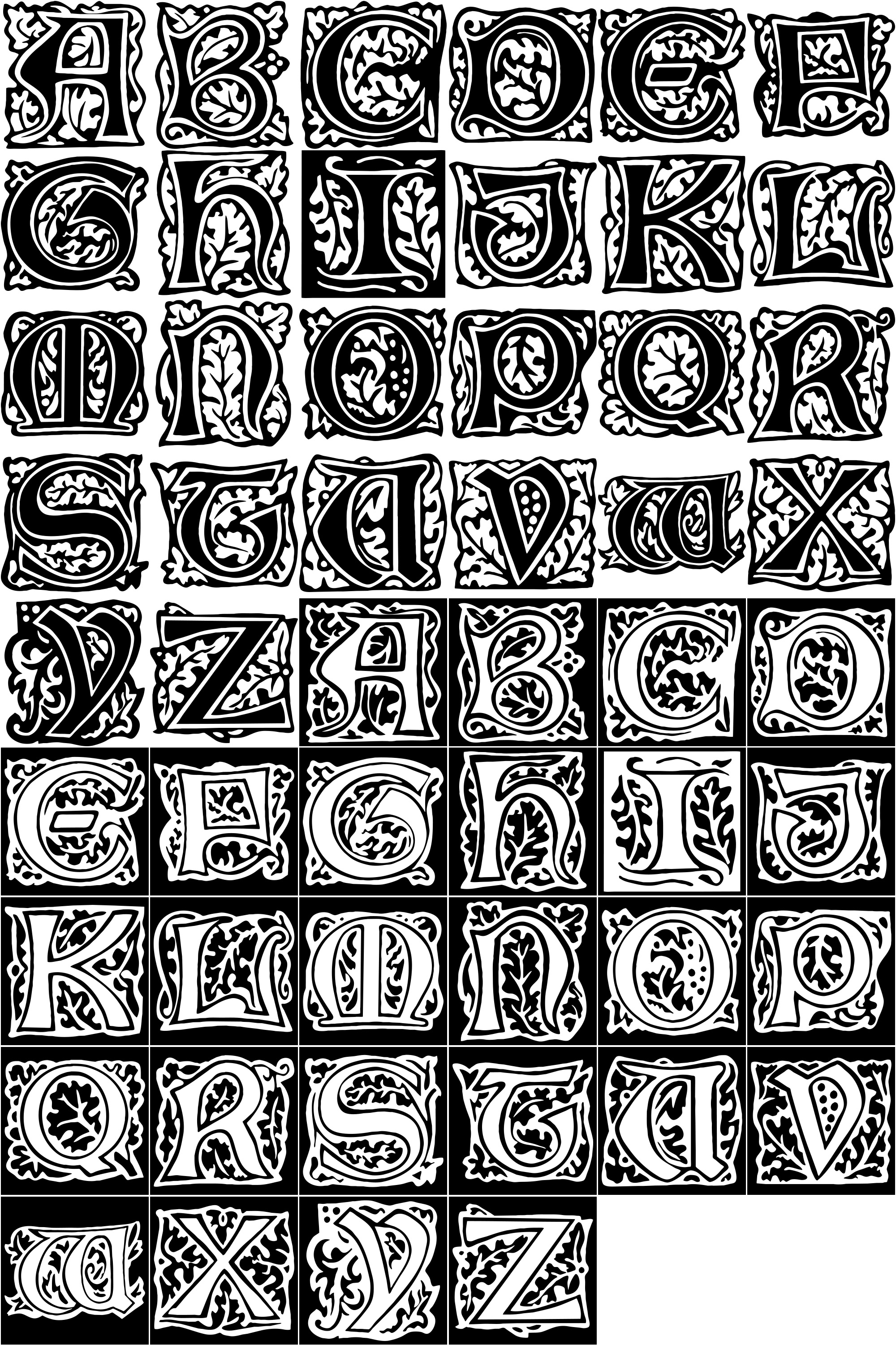 Formes Alphabet (55) Formes Alphabet (55)