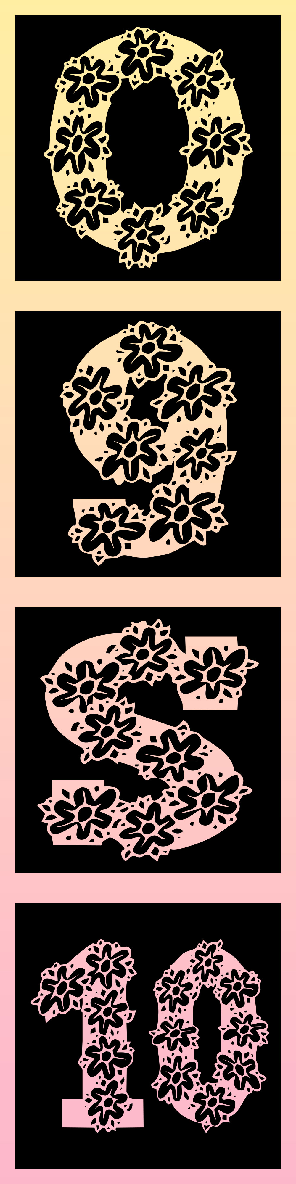Formes Alphabet fleurs (7)