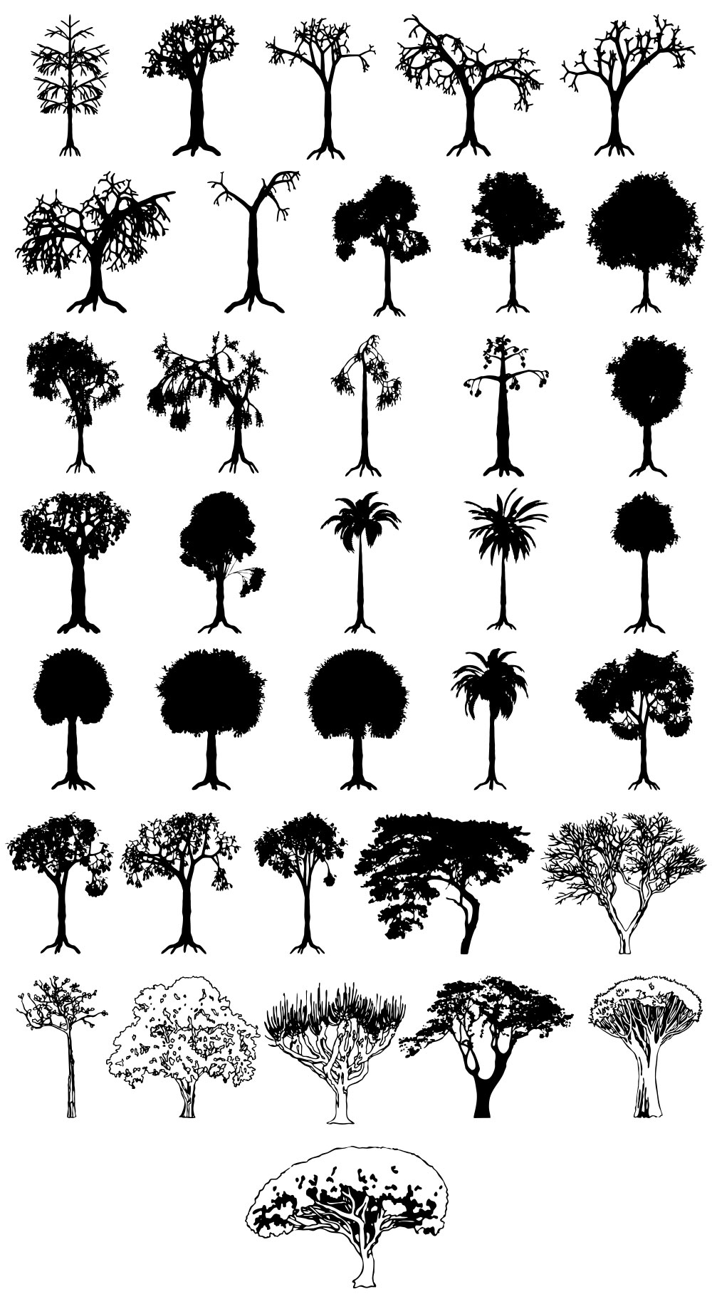 Formes Arbres (5) Formes Arbres (5)