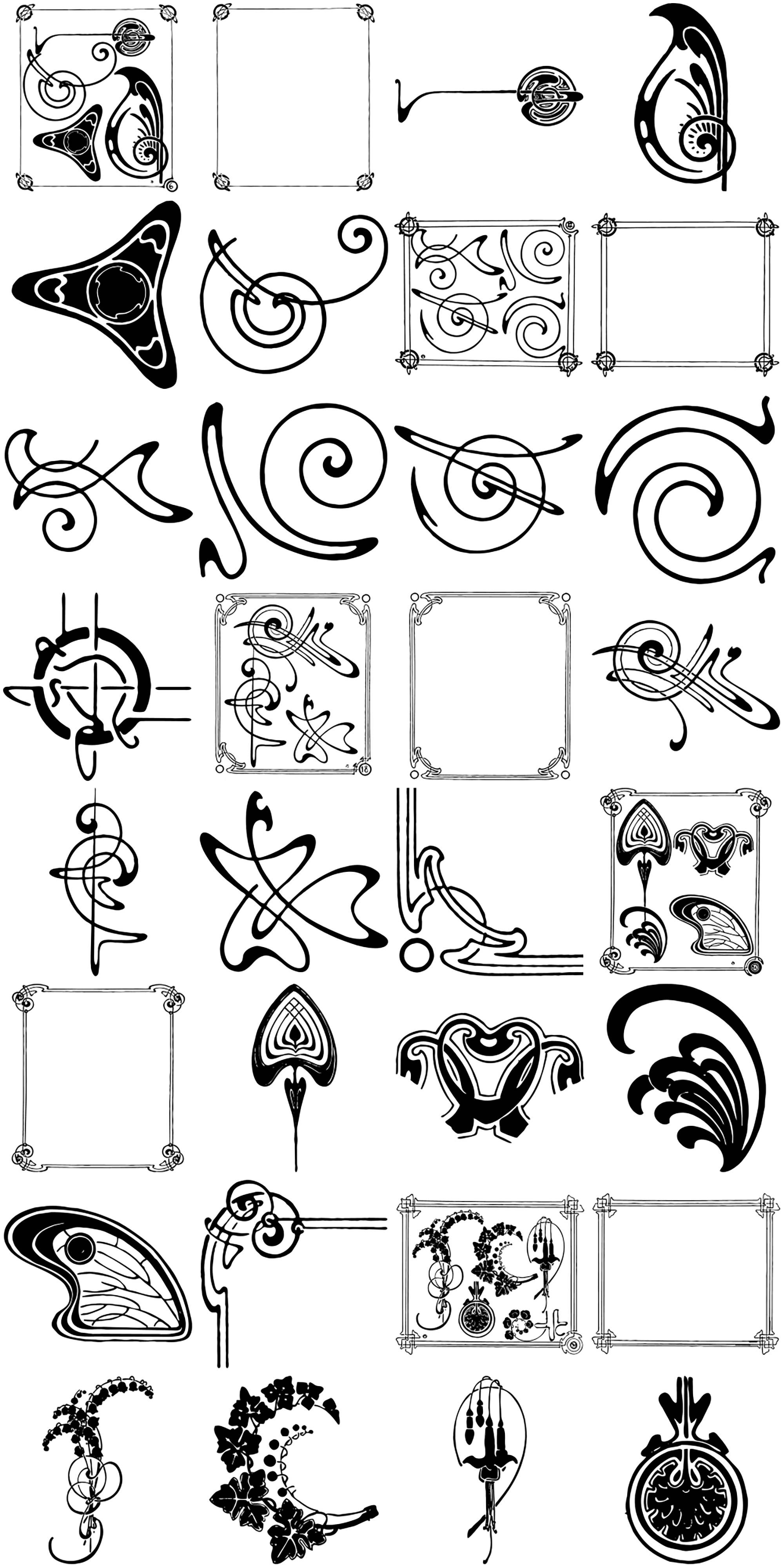 Formes Art nouveau (10) Mucha