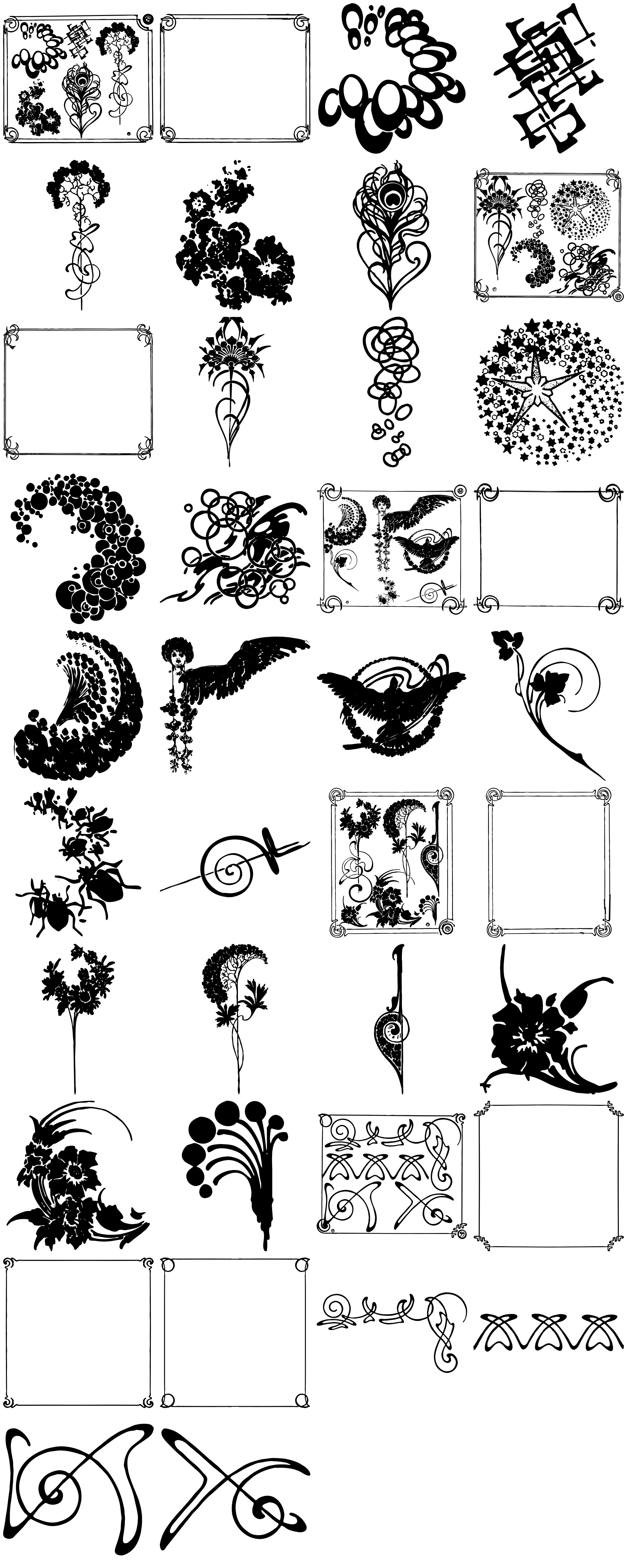 Formes Art nouveau (11) Mucha