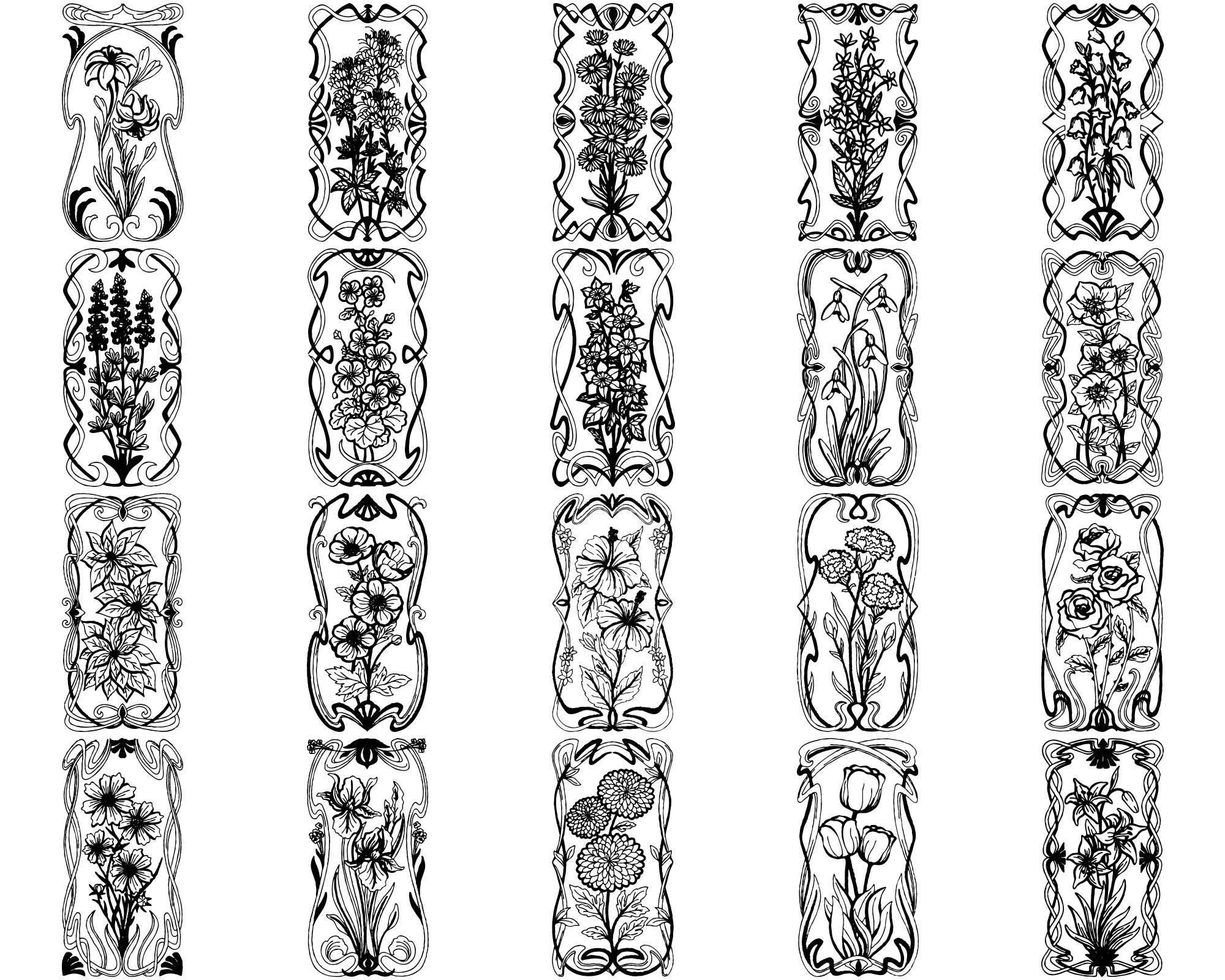 Formes Art nouveau (12)