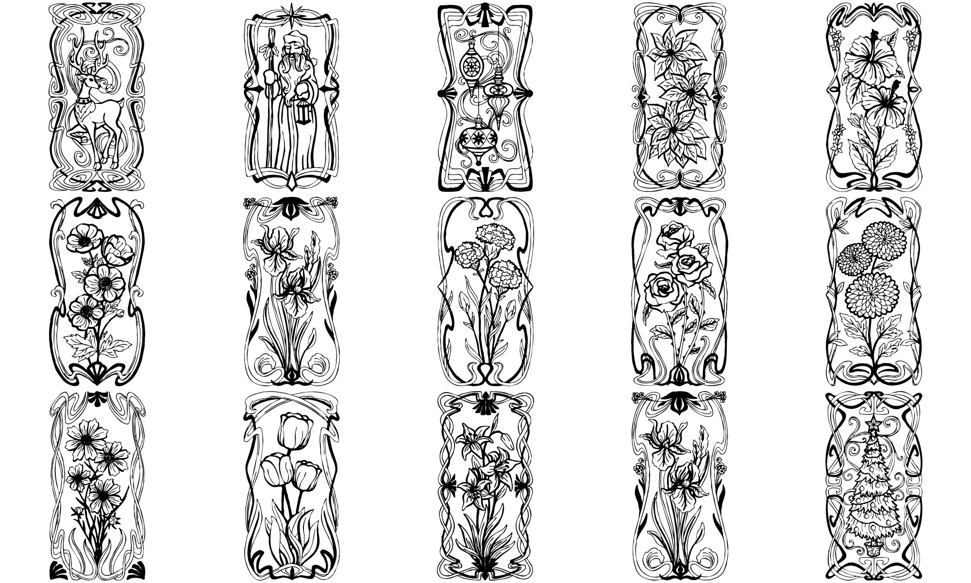 Formes Art nouveau (14)