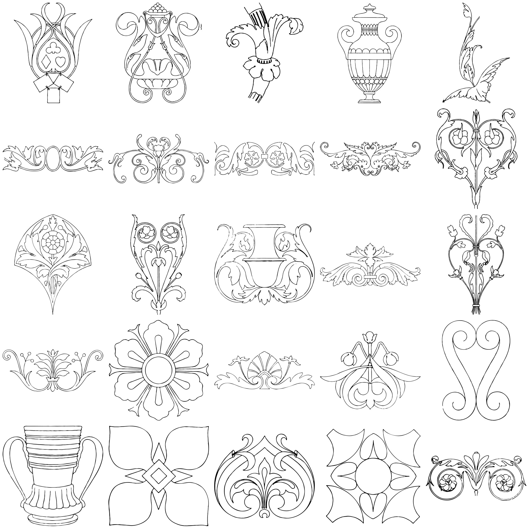 Formes Art nouveau (3)