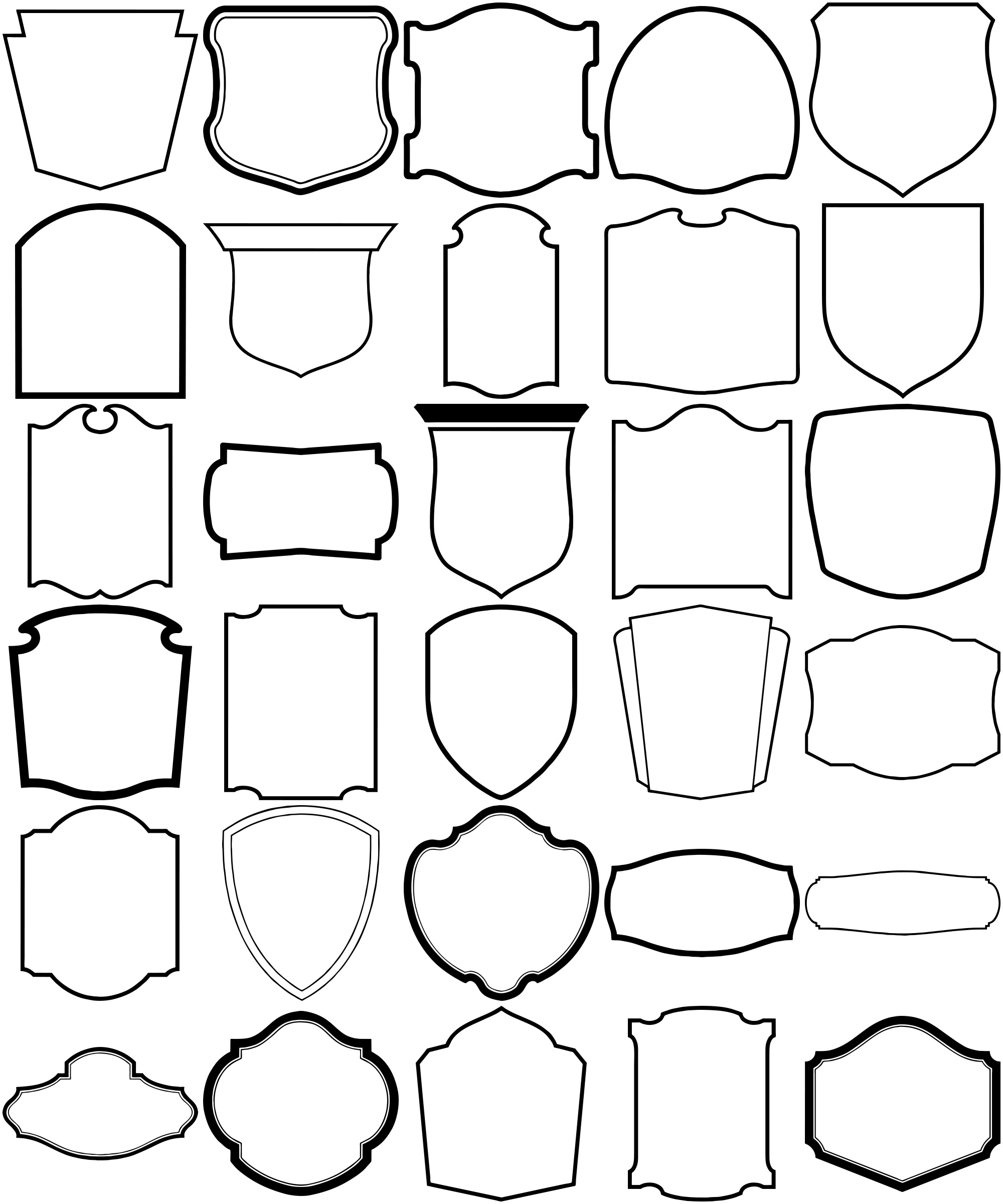 Formes Blasons (10) Formes Blasons (10)