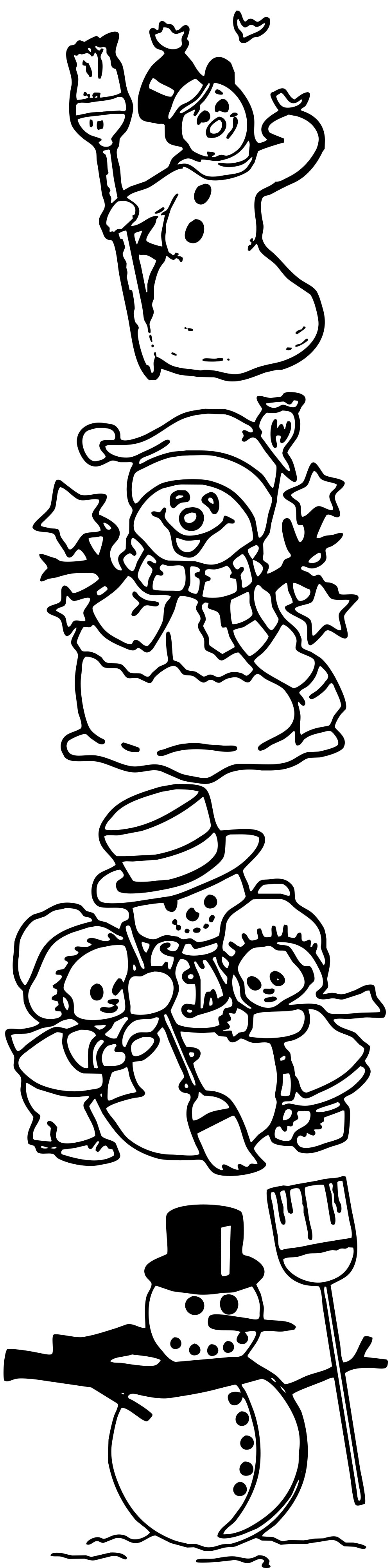 Formes Bonhommes de neige (1)