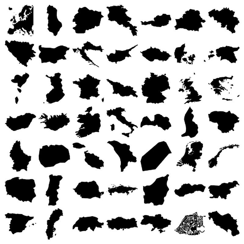 Formes Cartes d'Europe (1)