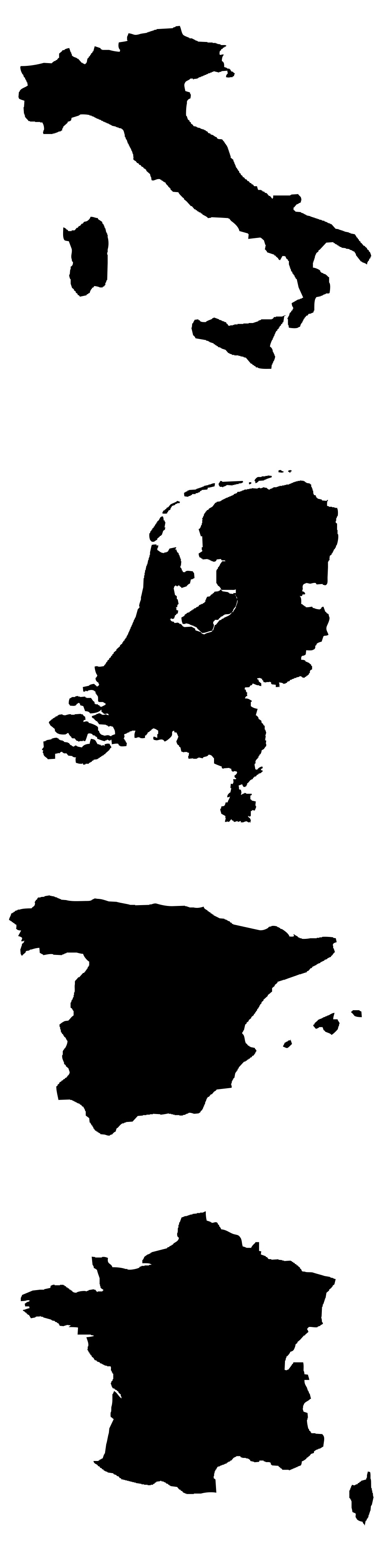 Formes Cartes d'Europe (1)