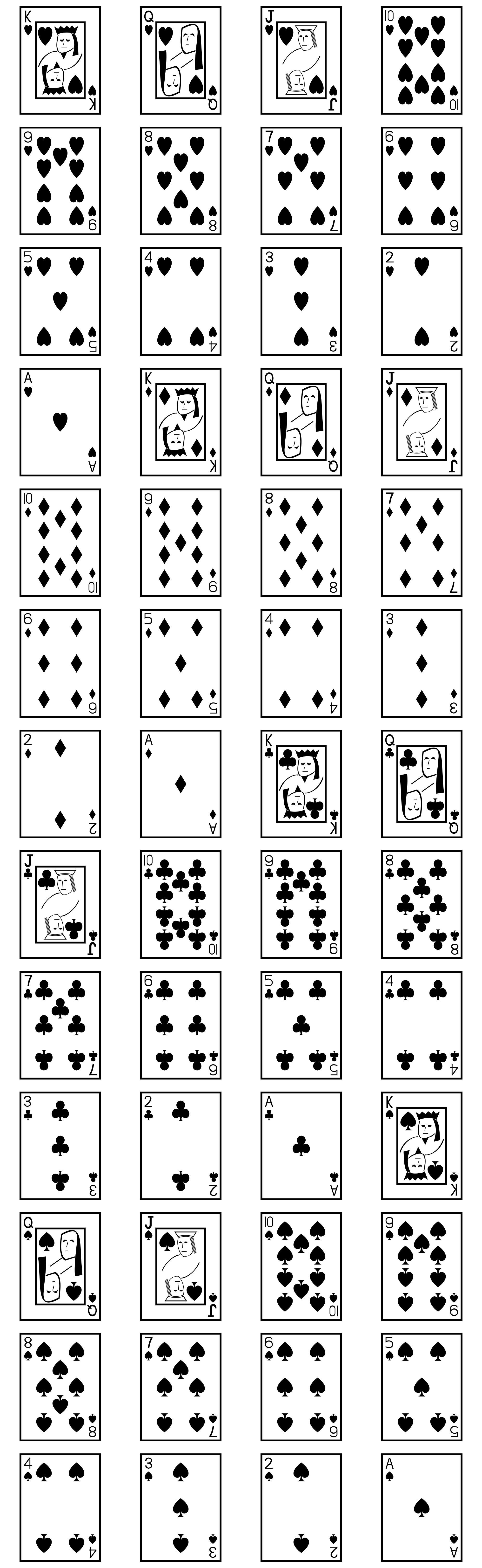 Formes Cartes à jouer (1) Formes Cartes à jouer (1)