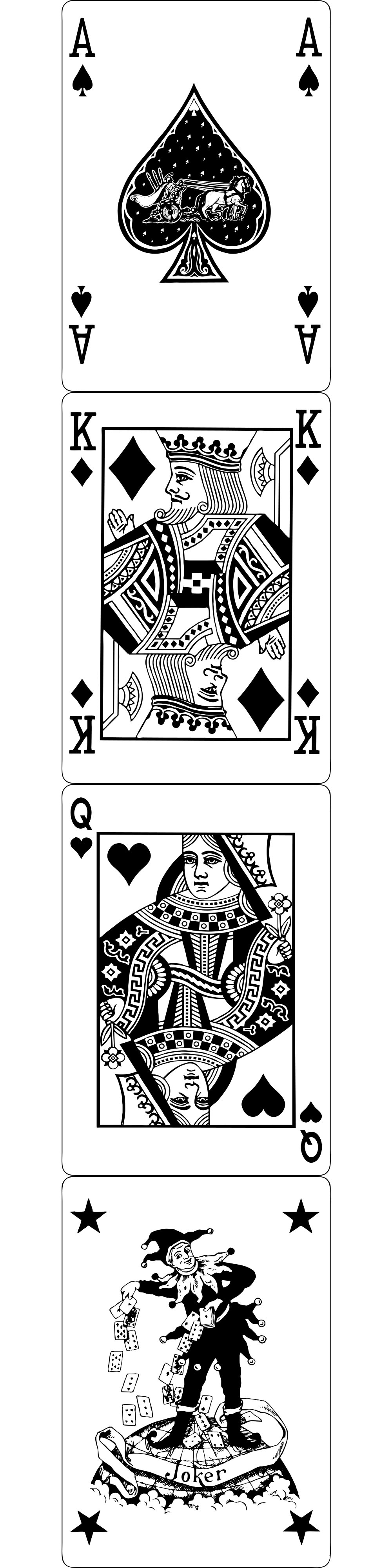 Formes Cartes à jouer (4)