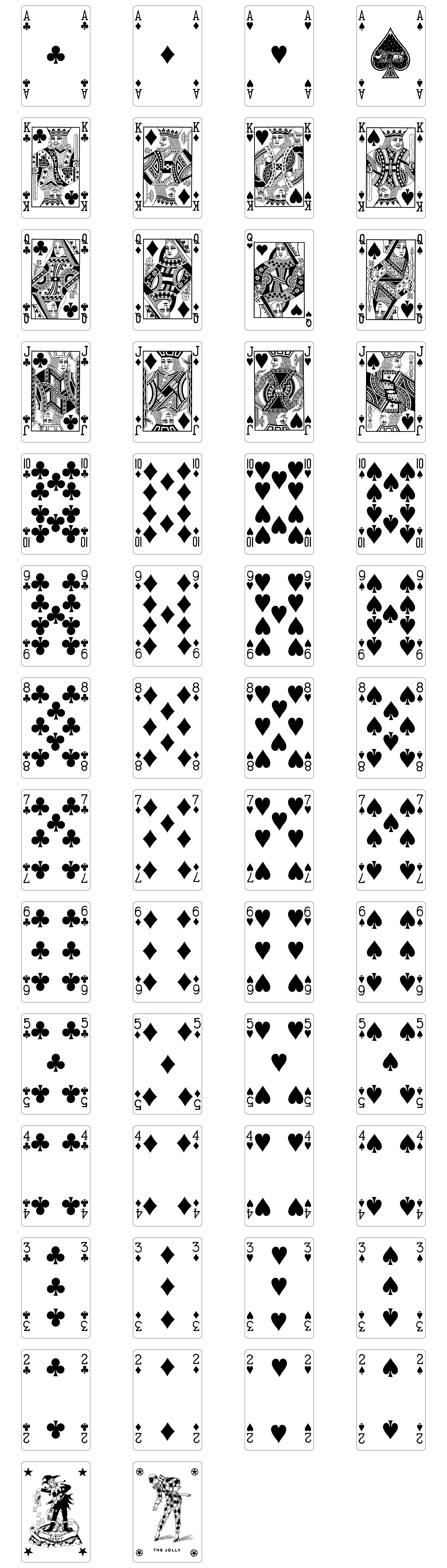 Formes Cartes à jouer (4)