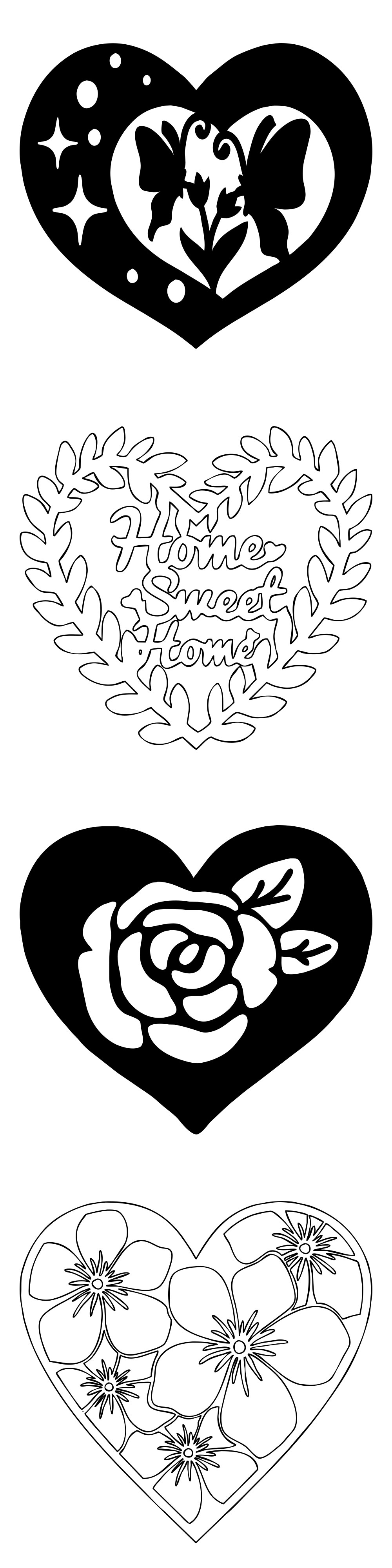 Formes Cœurs (10) Formes Cœurs (10)