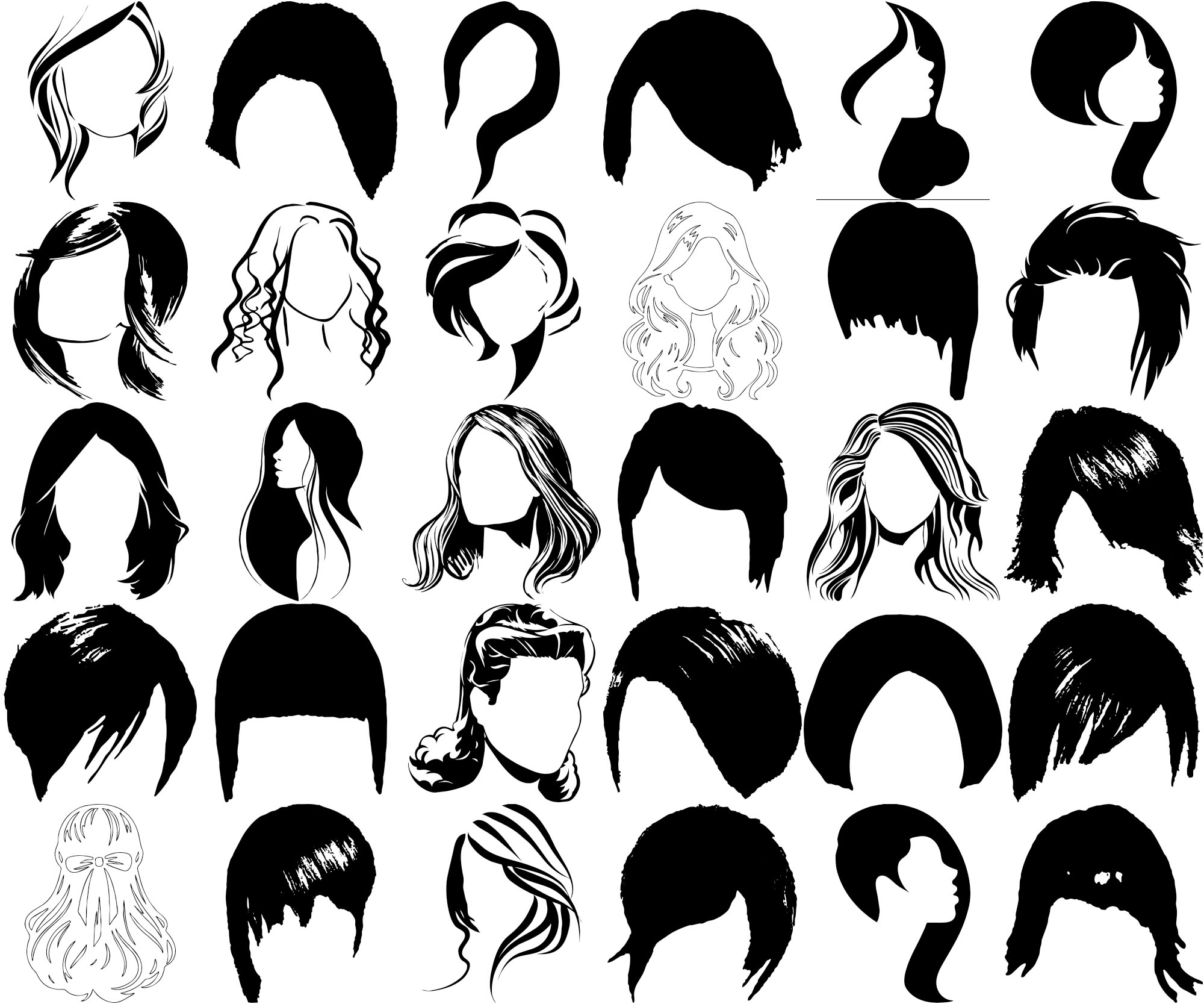 Formes Coiffures femmes (8) Formes Coiffures femmes (8)