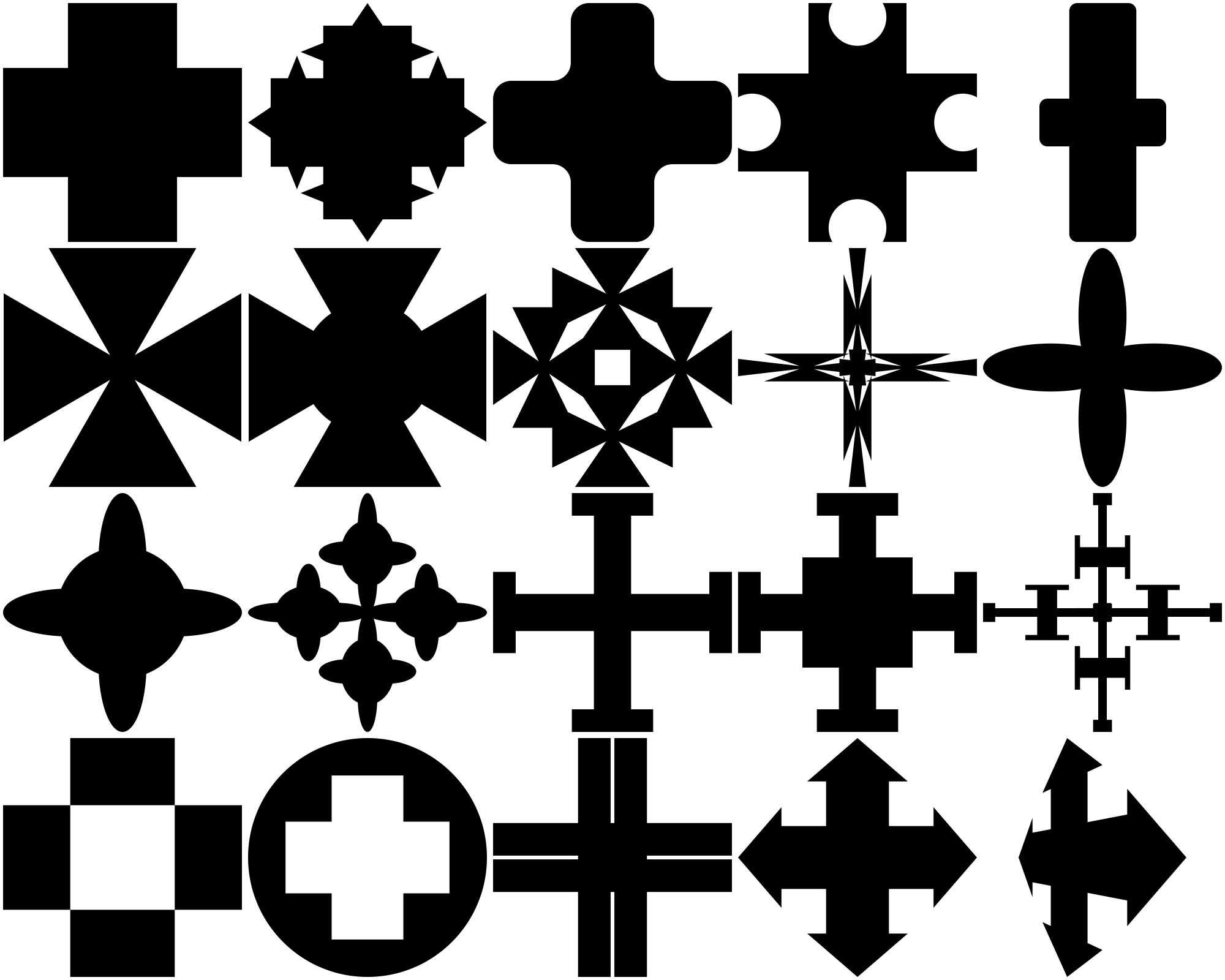 Formes Croix (1)