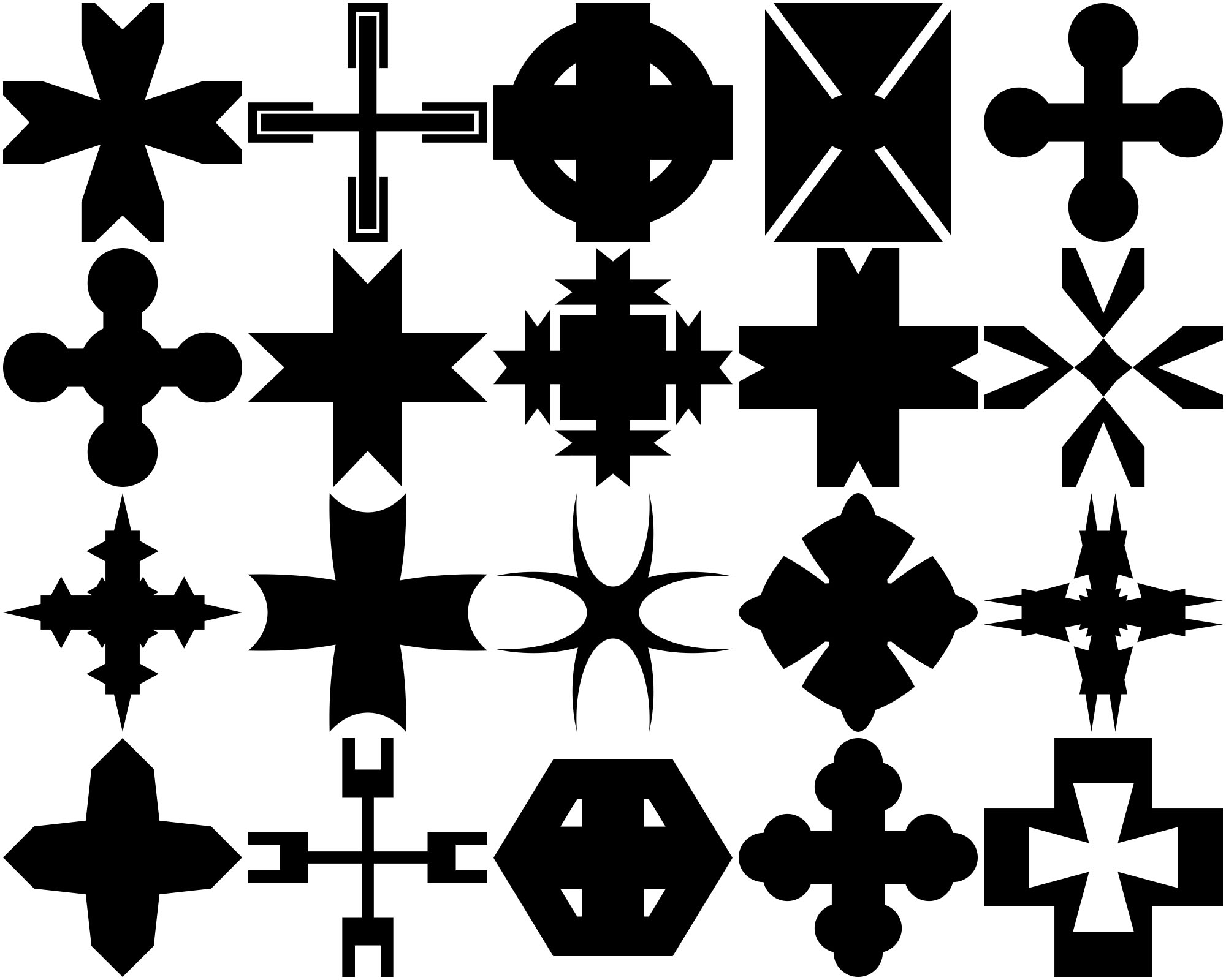Formes Croix (2)