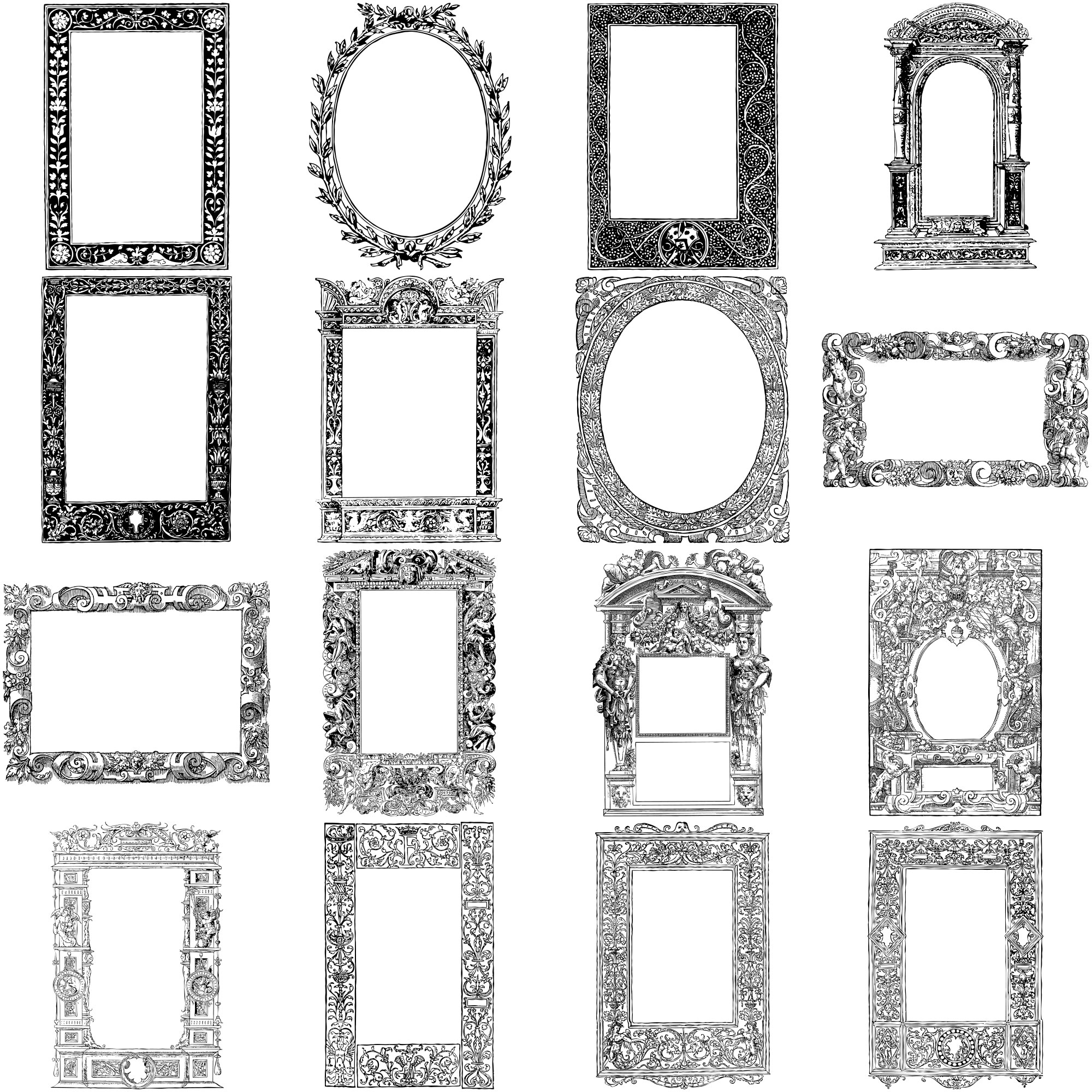 Formes Encadrement (16) ancien