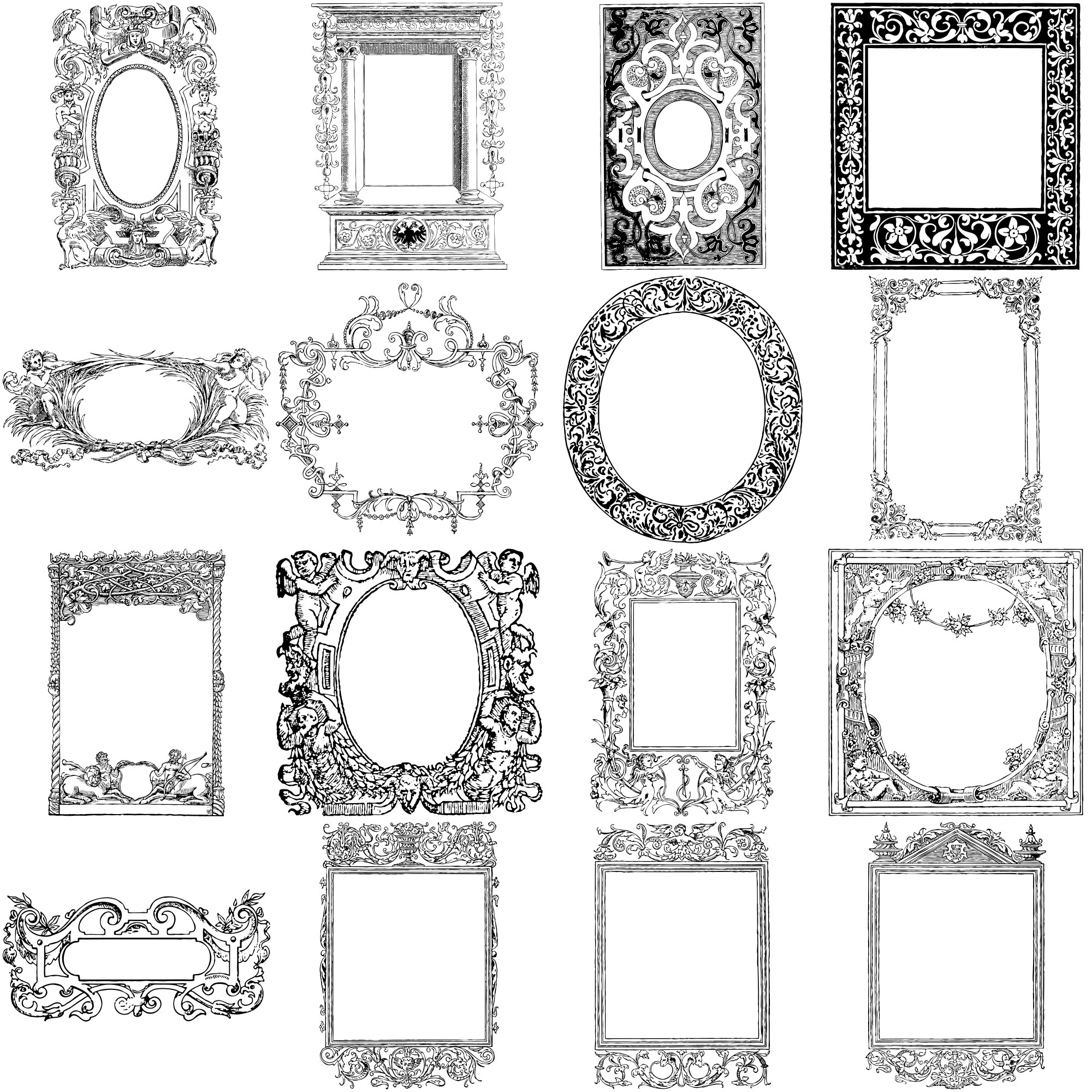 Formes Encadrement (17) ancien