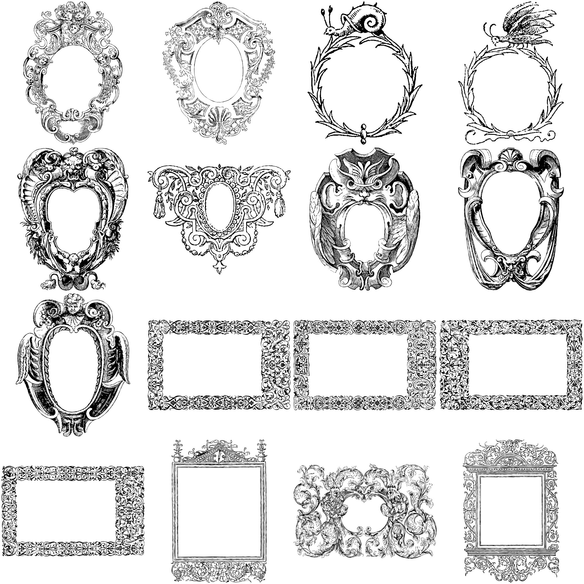 Formes Encadrement (18) ancien