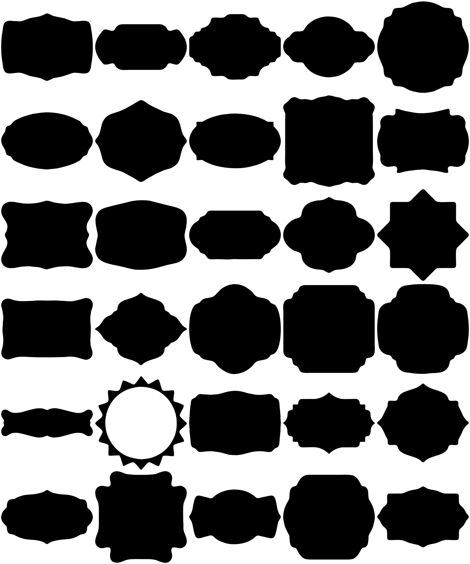 Formes Étiquettes (2)