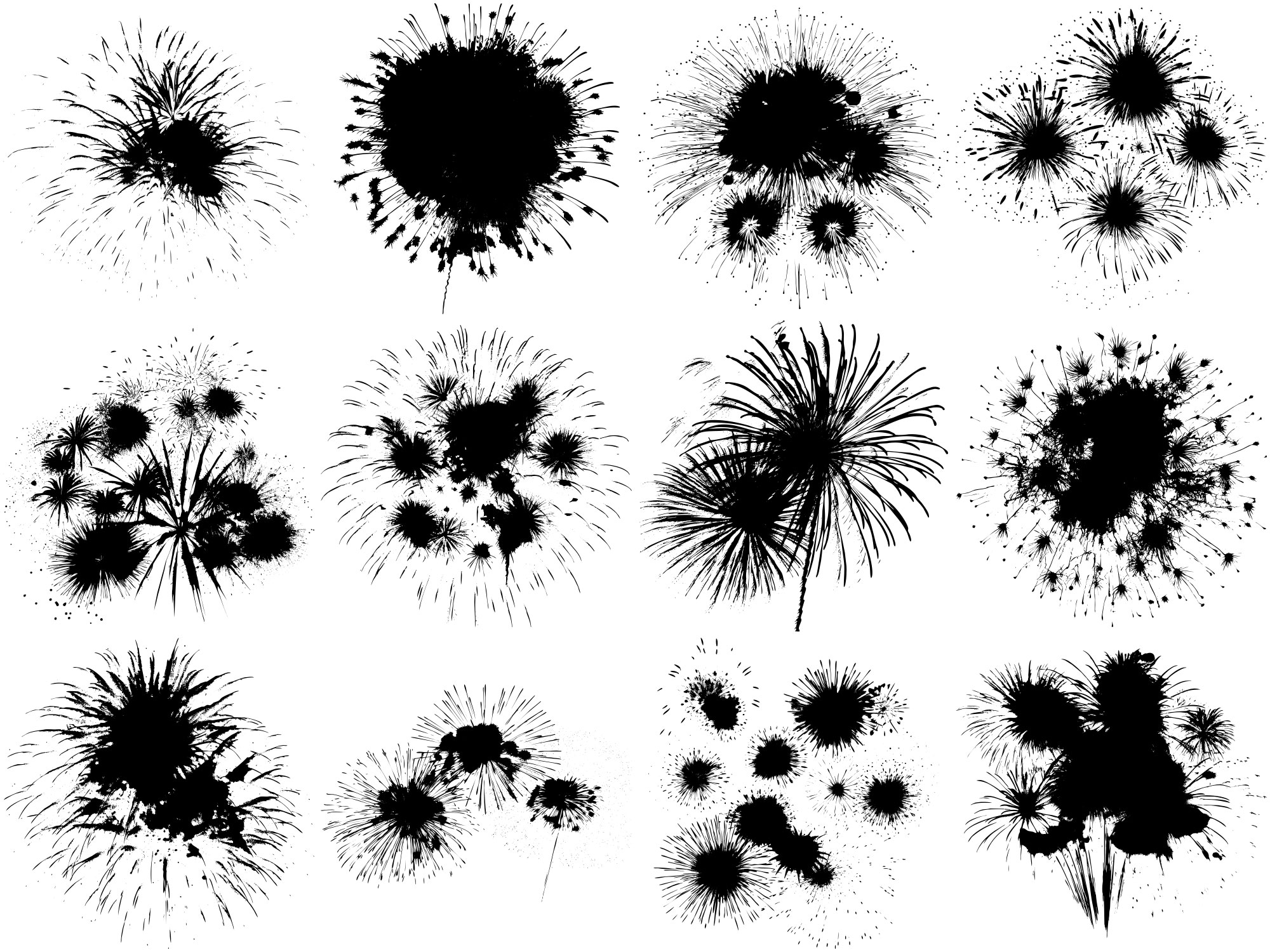 Formes Feux d'artifice (6)