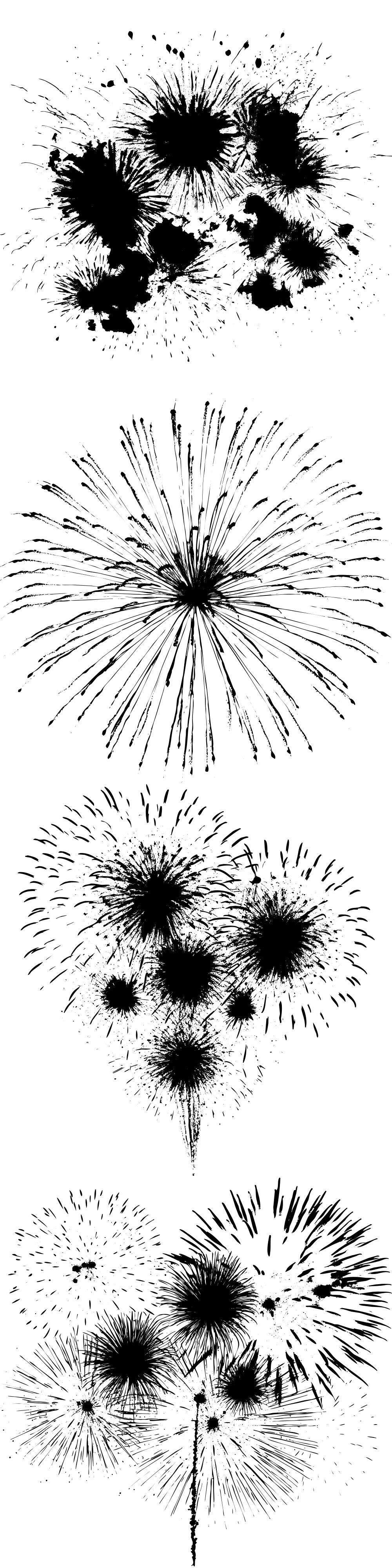 Formes Feux d'artifice (8)