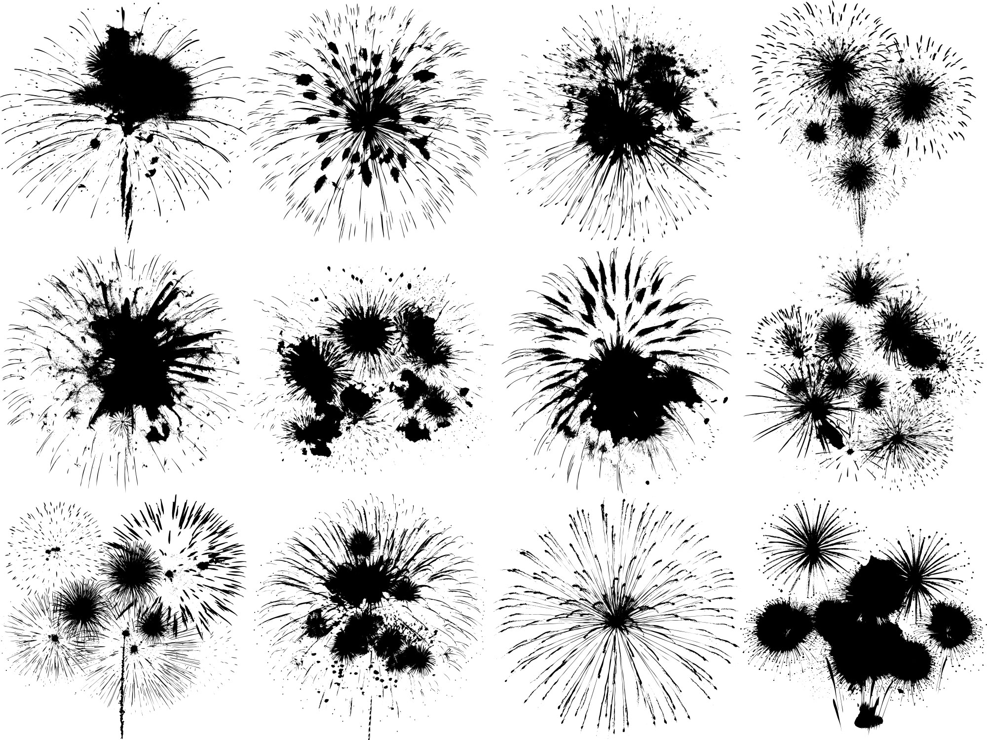 Formes Feux d'artifice (8)