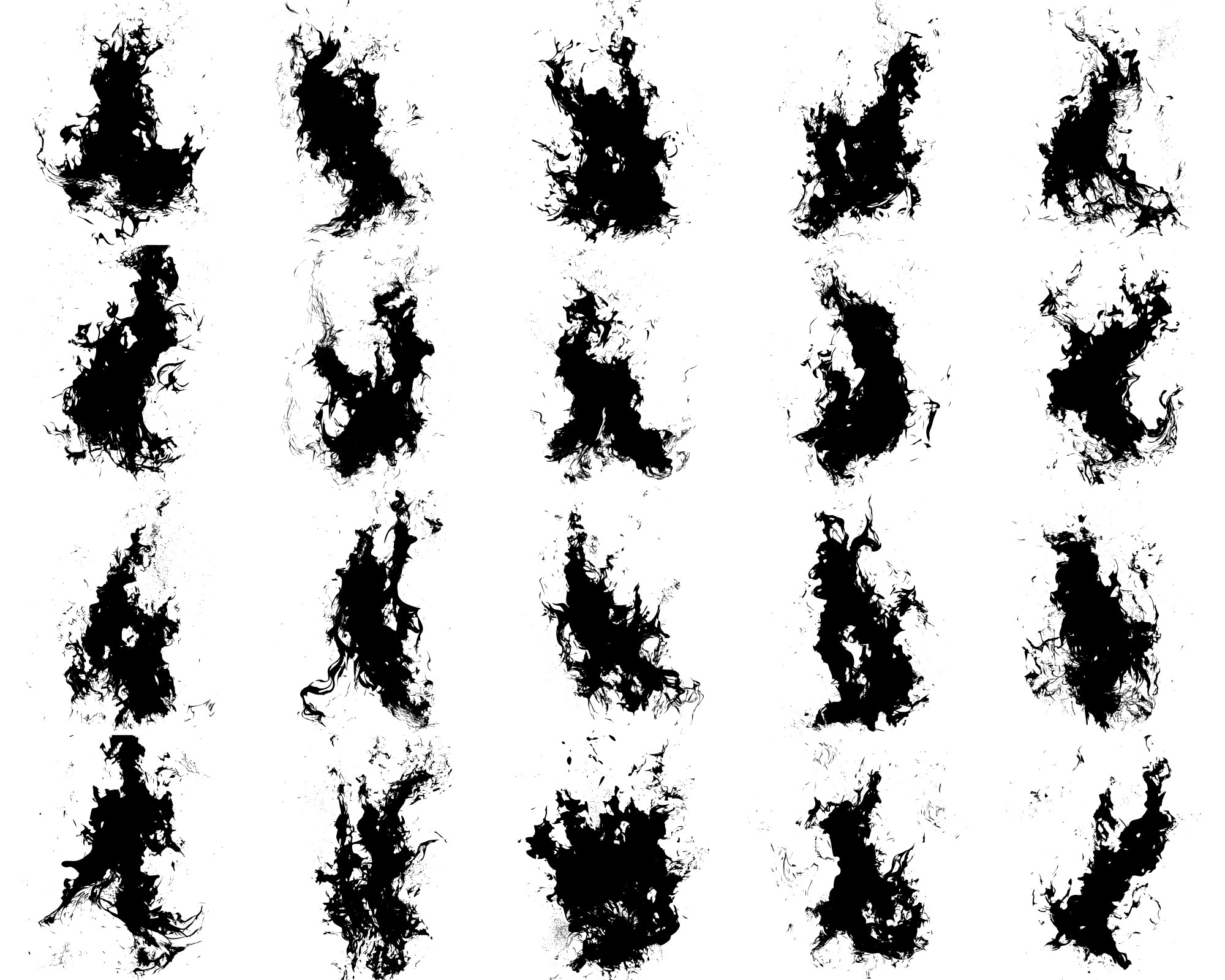 Formes Feux flammes (1)