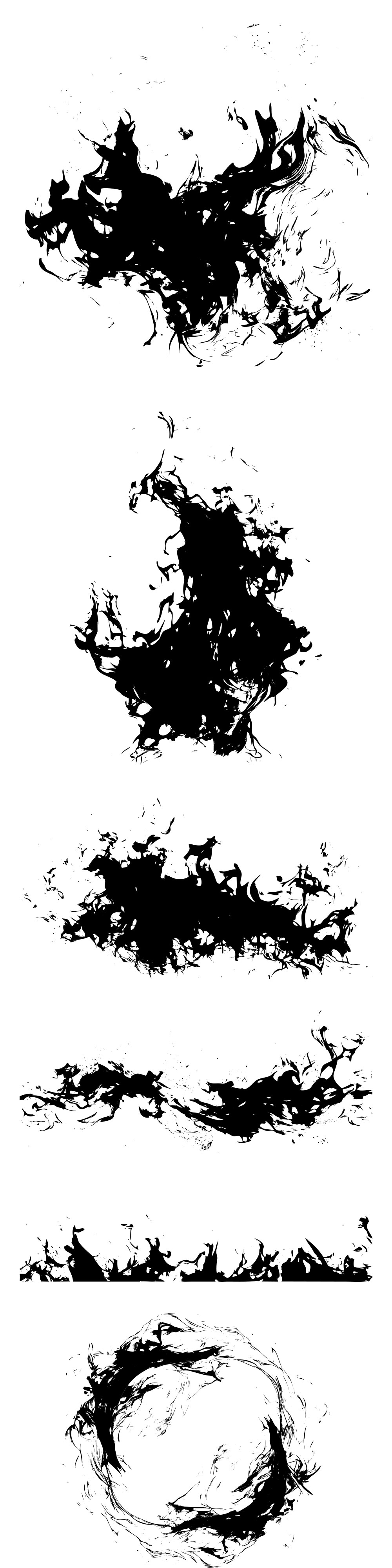 Formes Feux flammes (3)